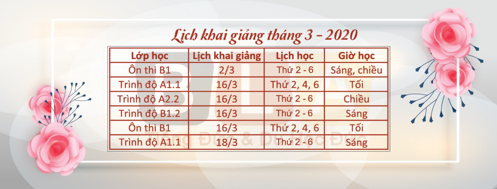 lịch T3Artboard chuẩn