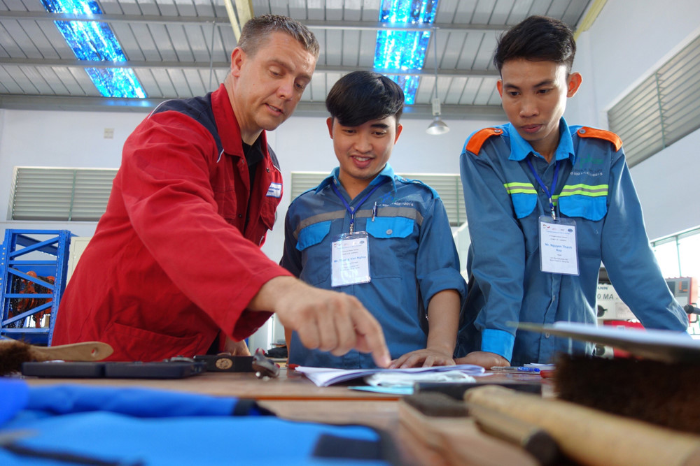 du hoc nghe duc tai vinh phuc